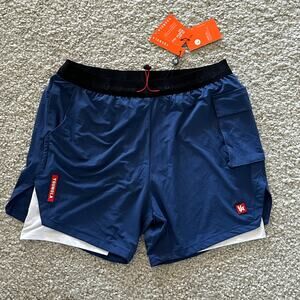 Men's YoungLA Compression Shorts L, NWT Blue